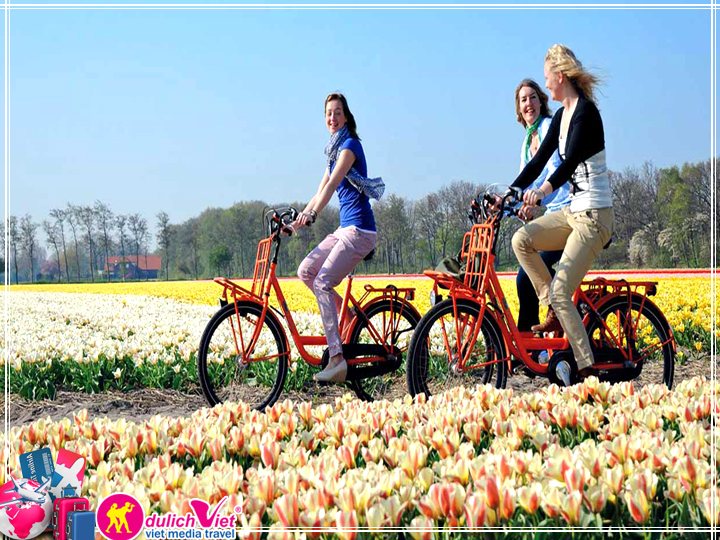 Du lịch Châu Âu - Pháp - Bỉ - Hà Lan - Lễ hội hoa Tulip từ Sài Gòn giá tốt